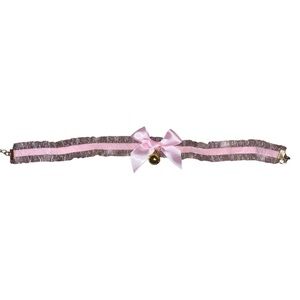 Pink Bow Choker